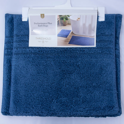 Threshold Bath Rug Set - Blue