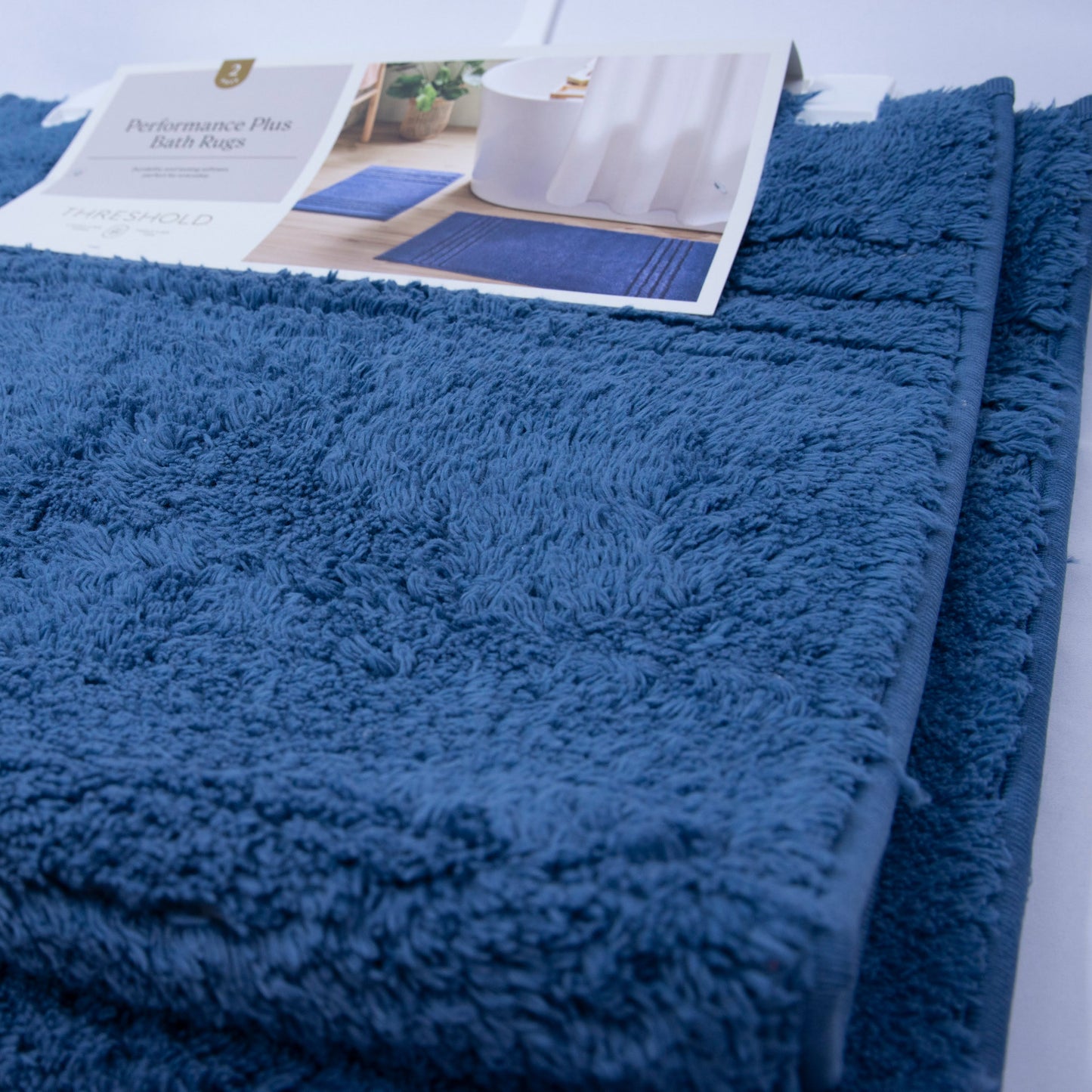 Threshold Bath Rug Set - Blue zoom