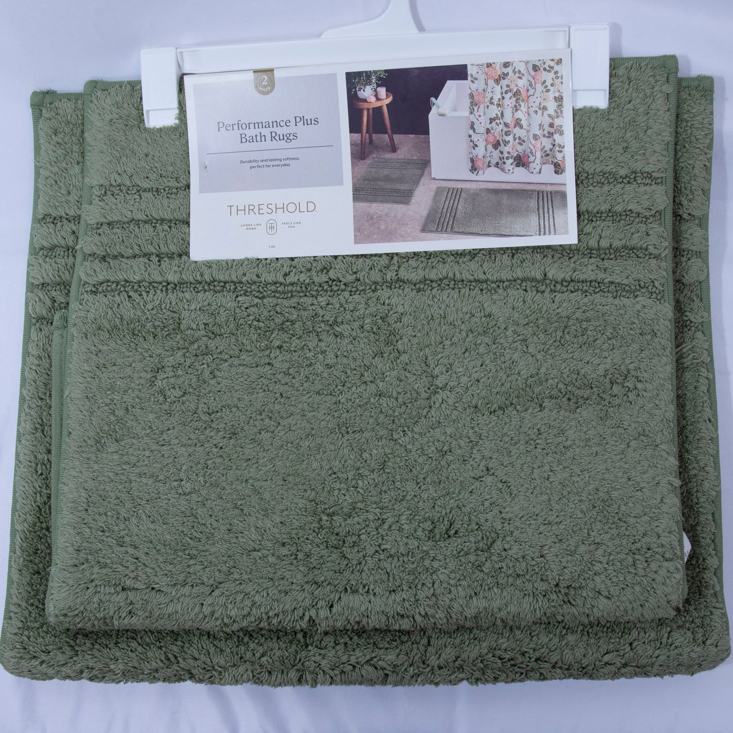 Threshold Bath Rug Set - Moss Green