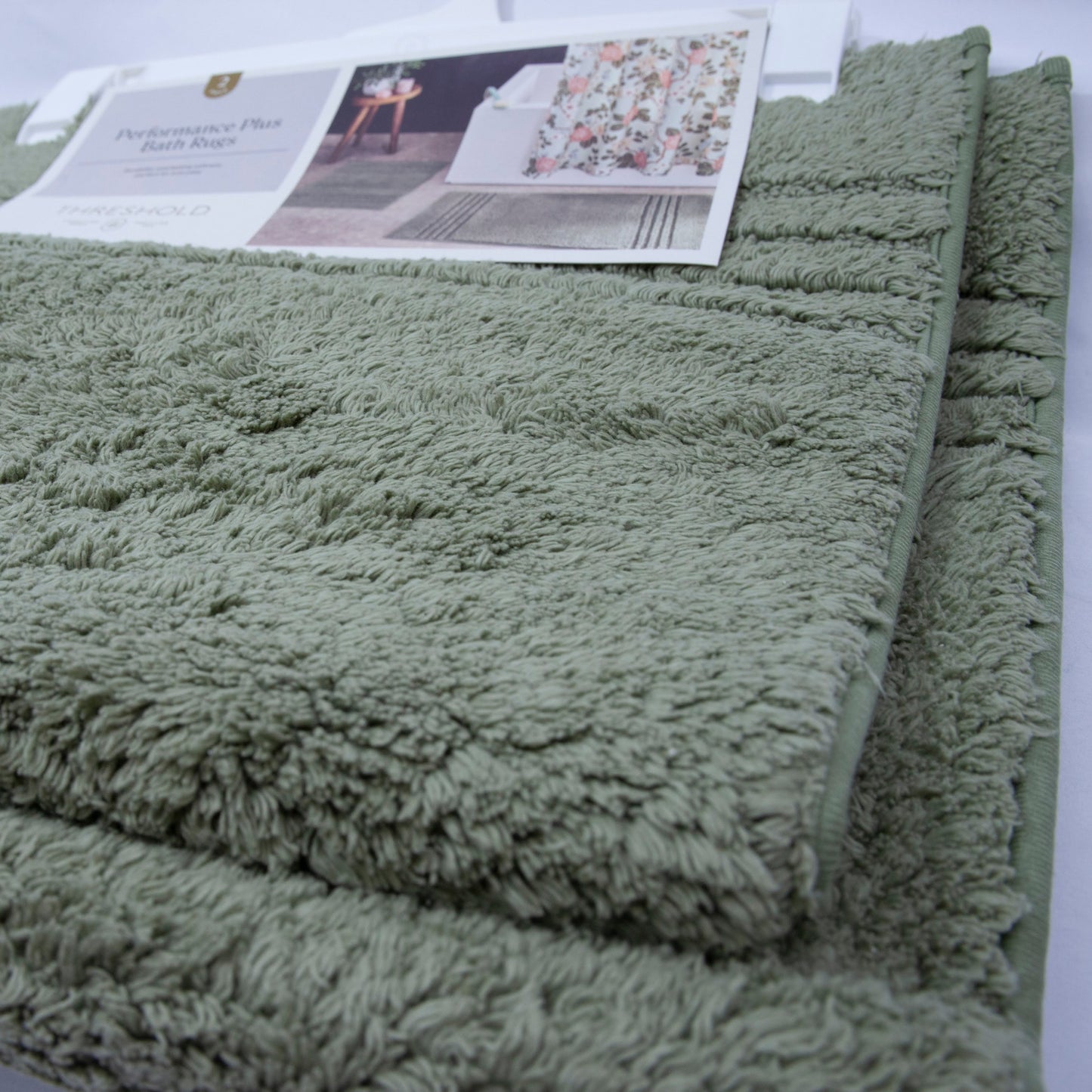 Threshold Bath Rug Set - Moss Green zoom