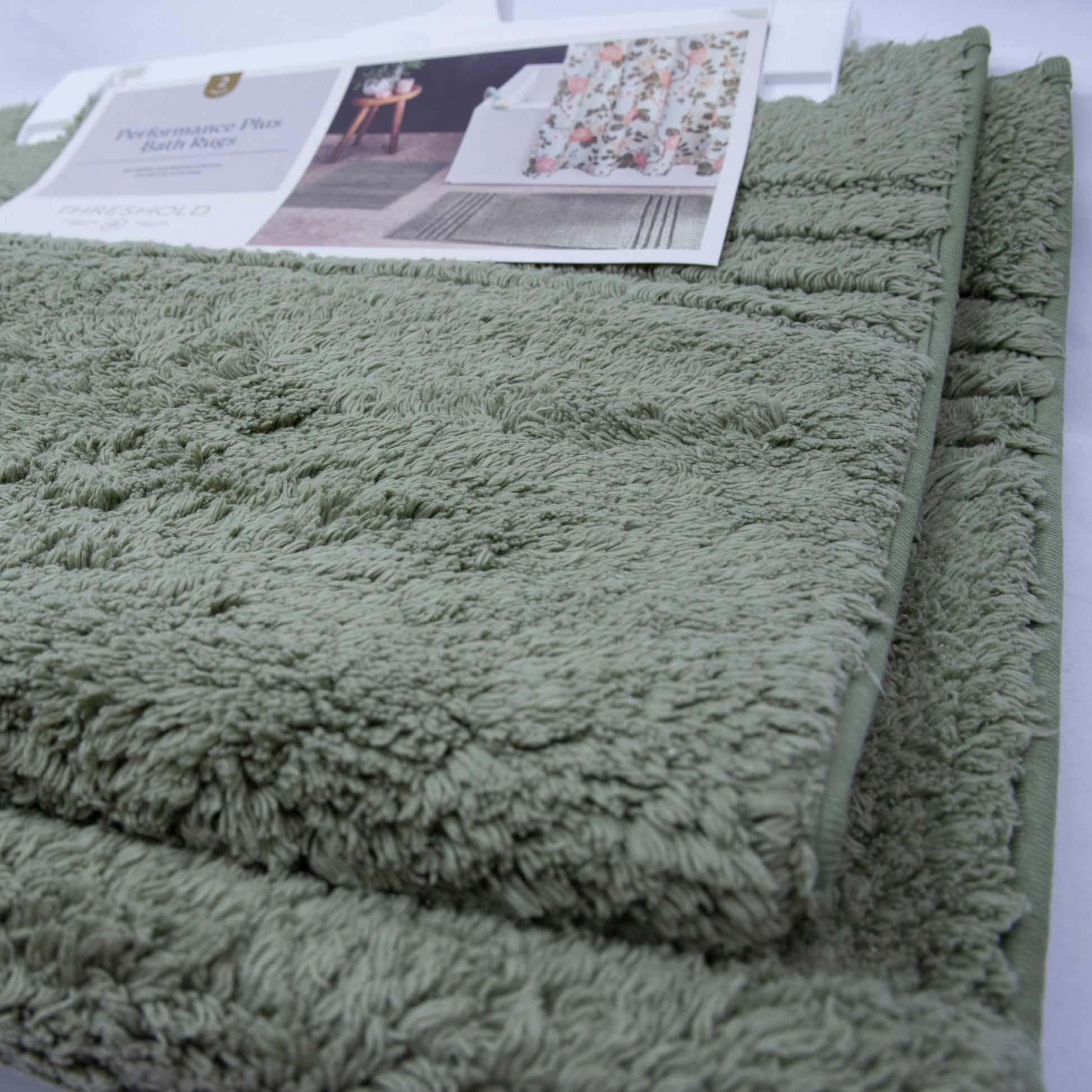 Threshold Bath Rug Set - Moss Green zoom