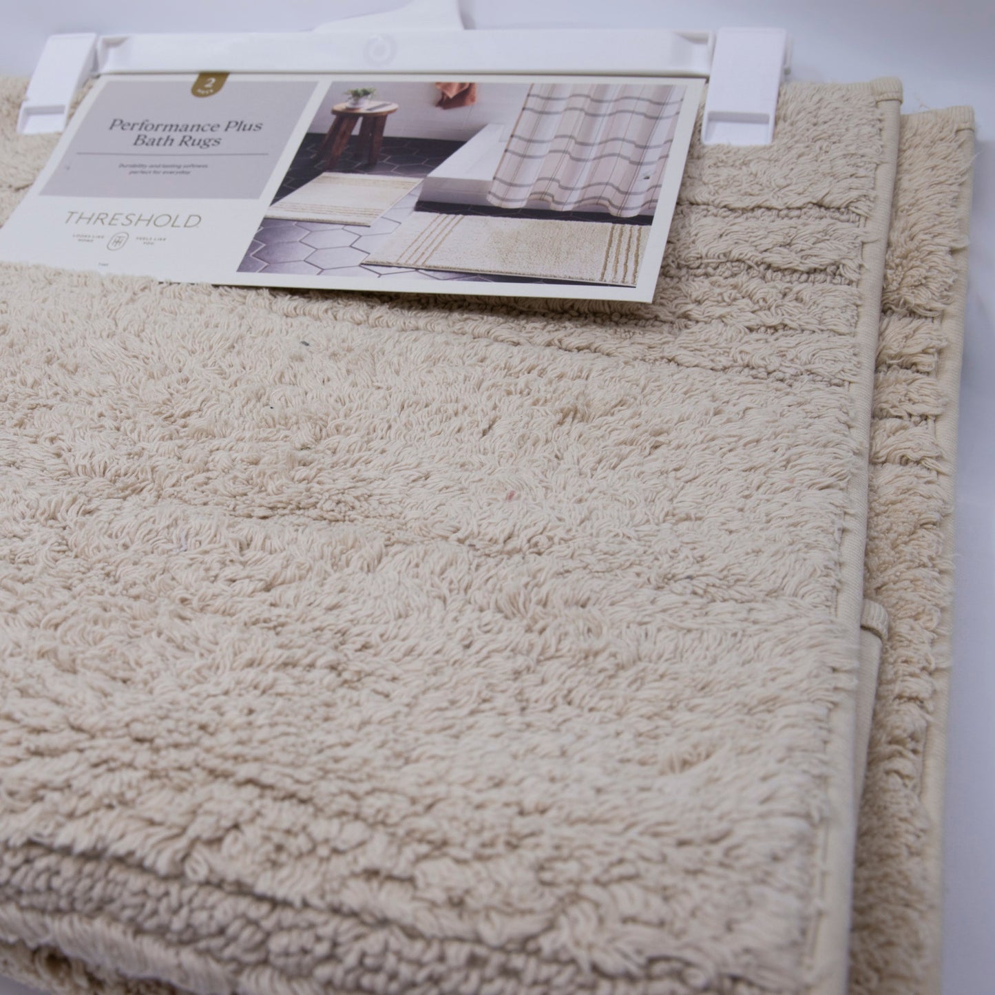 Threshold Bath Rug Set - Tan zoom