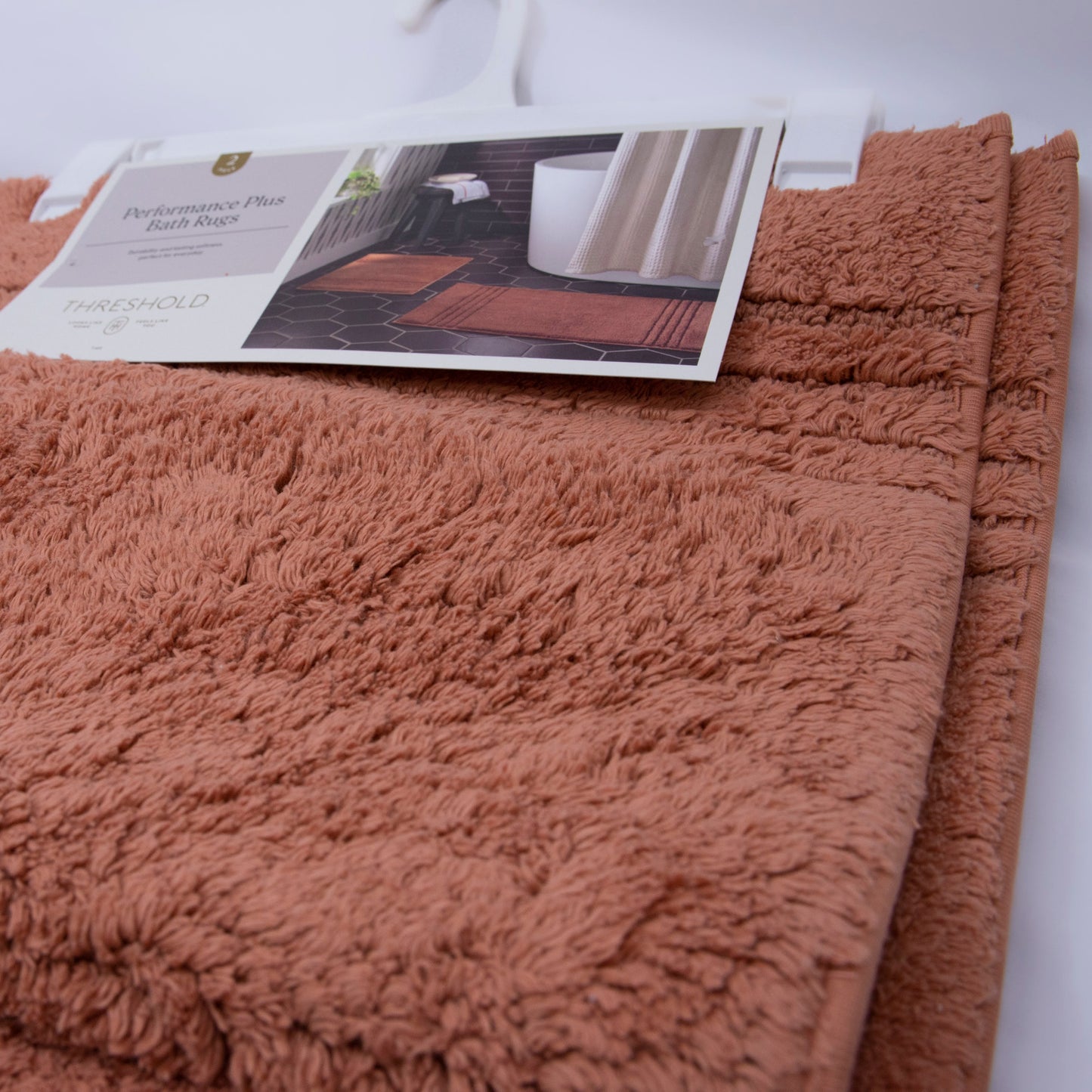 Threshold Bath Rug Set - terracotta zoom