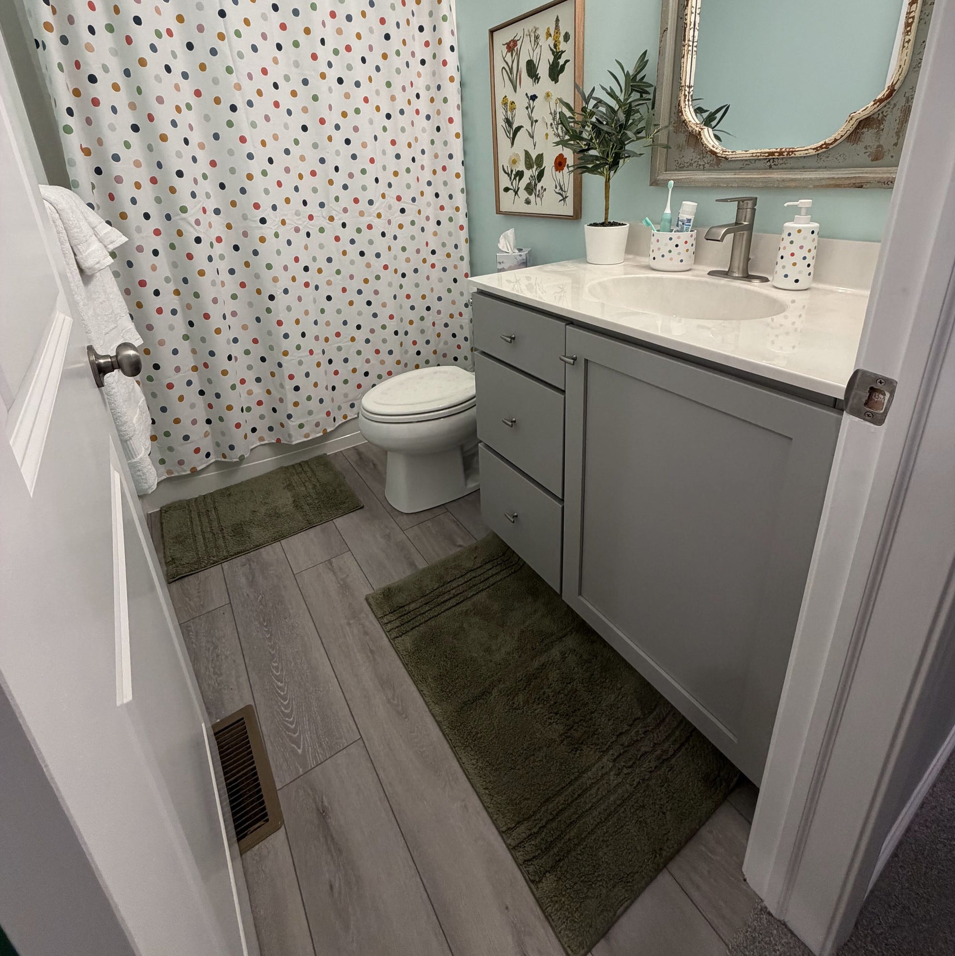 Threshold Bath Rug Set Green Lifestyle