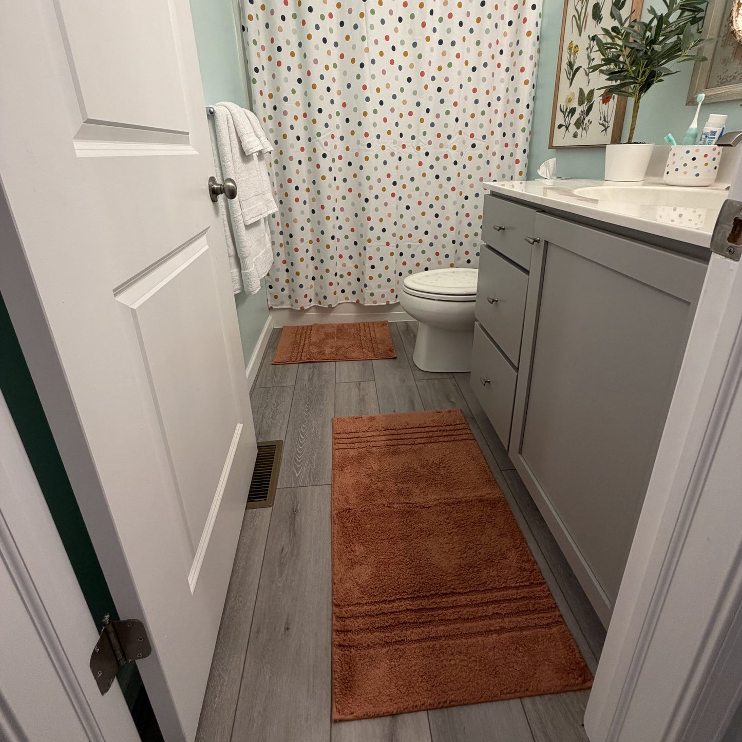 Threshold Bath Rug Set Brown Lifestyle