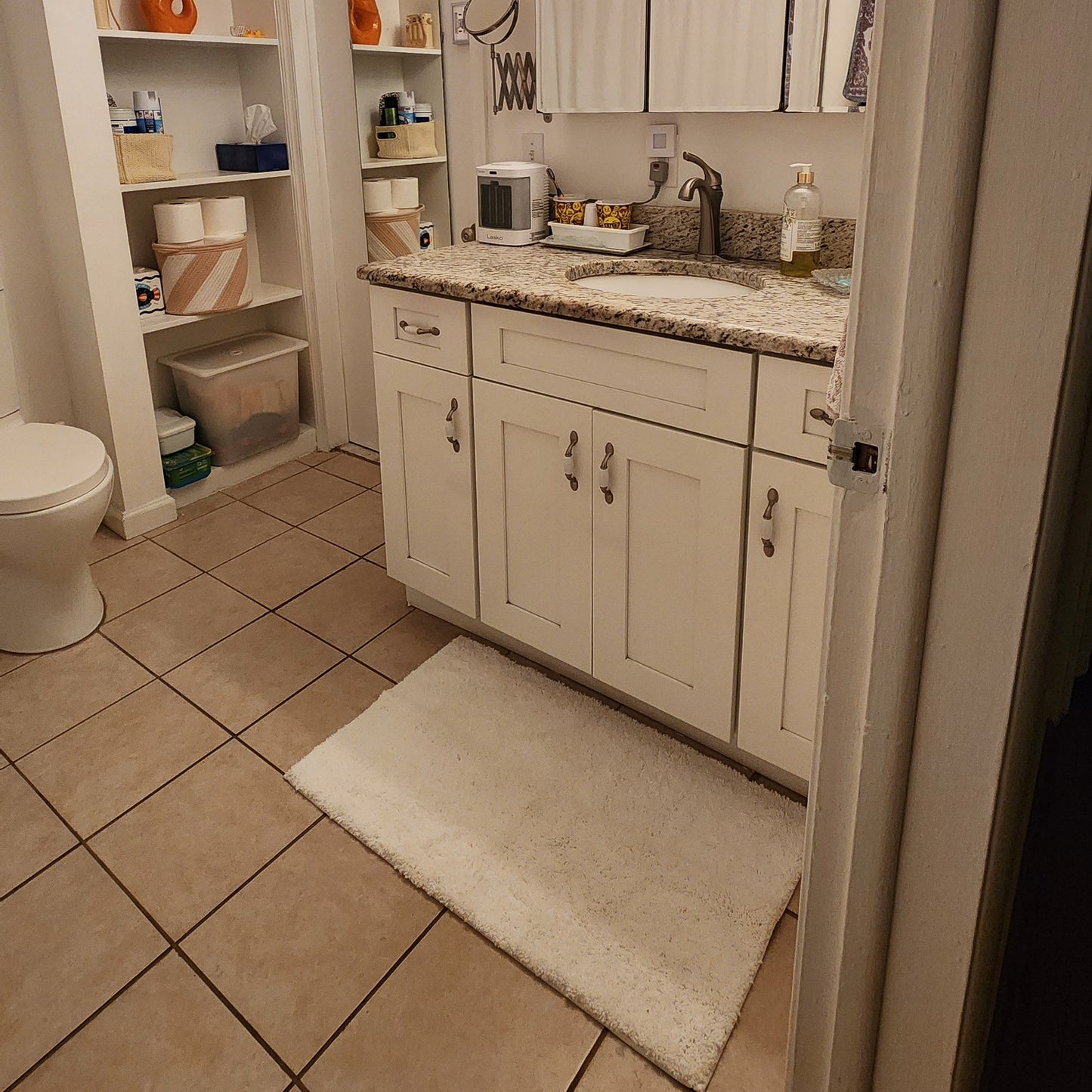 Threshold Performance Plush Rug White