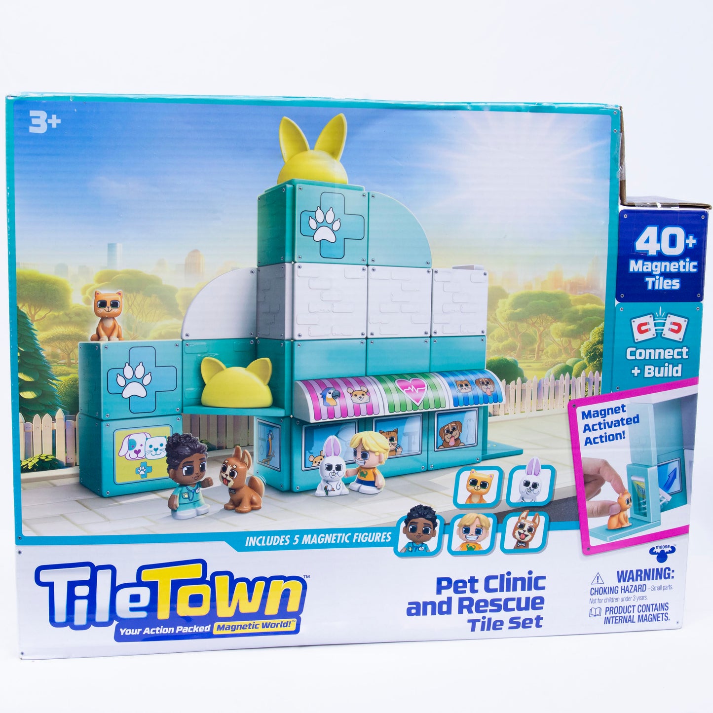 Tile Town Pet Clinic Magnetic Tile Set Box Front