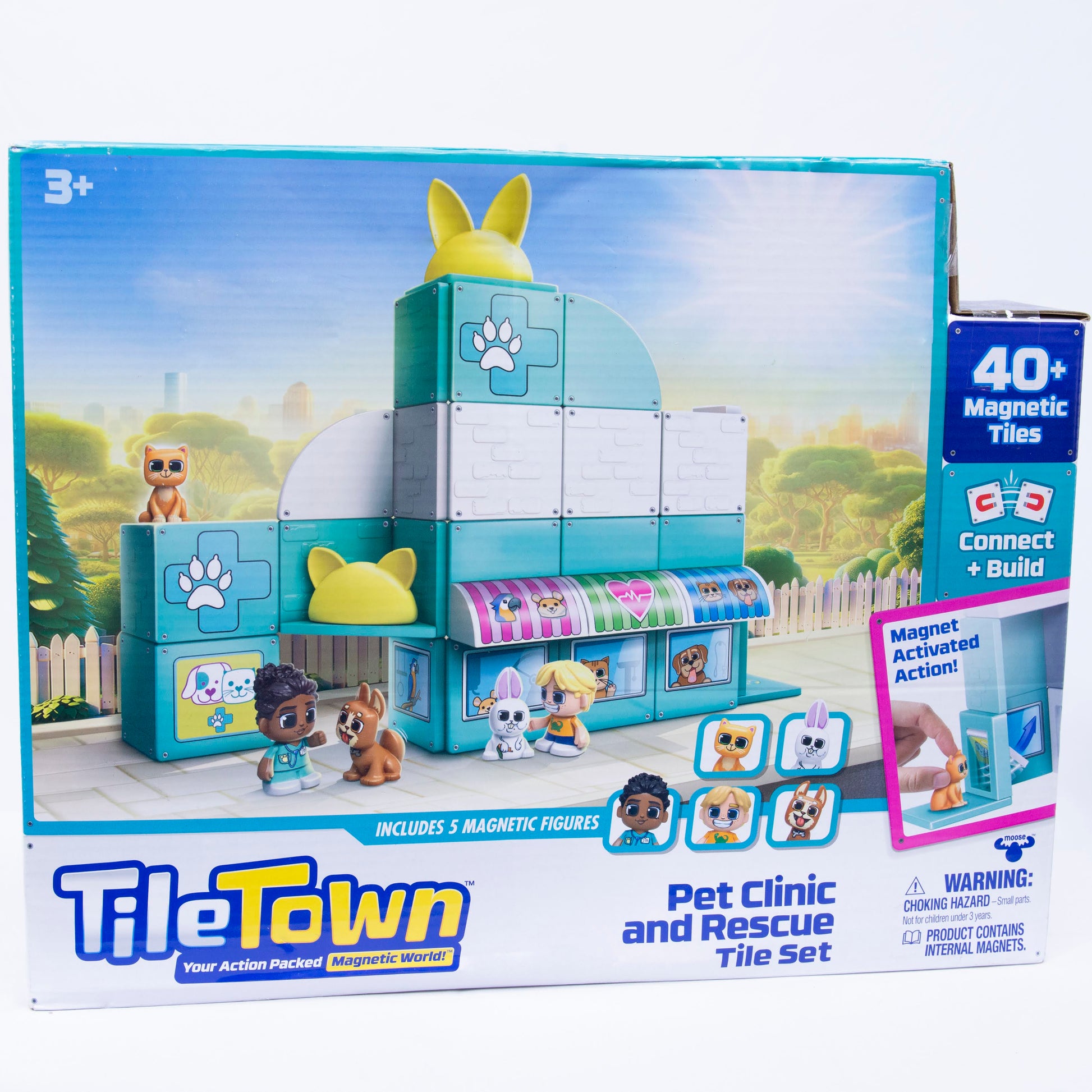 Tile Town Pet Clinic Magnetic Tile Set Box Front
