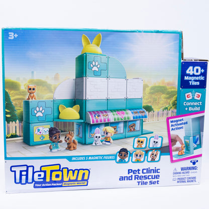 Tile Town Pet Clinic Magnetic Tile Set Box Front