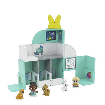 Tile Town Pet Clinic Magnetic Tile Set Back